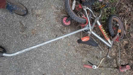 Photo of free Thing to convert a small pedal bike into a push a long. (Elland HX5) #3