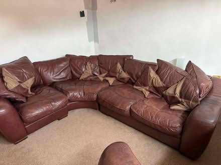 Photo of free Leather Corner Suite Plus Armchair (BD15) #1