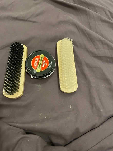 Photo of free Black boot polish/brushes (Wandsworth SW18) #1