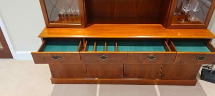 Photo of free Two-piece display & drinks cabinet (Maulden MK45) #3