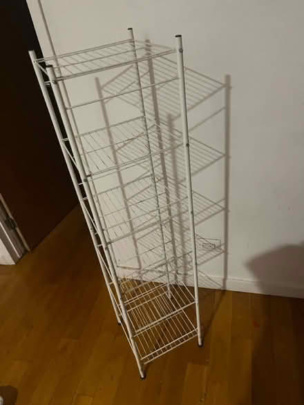 Photo of free White Wire Shelving Unit (Morningside Heights) #1