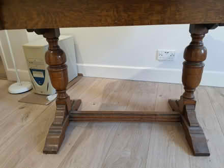 Photo of free Solid oak extendable table (Stroud central) #3