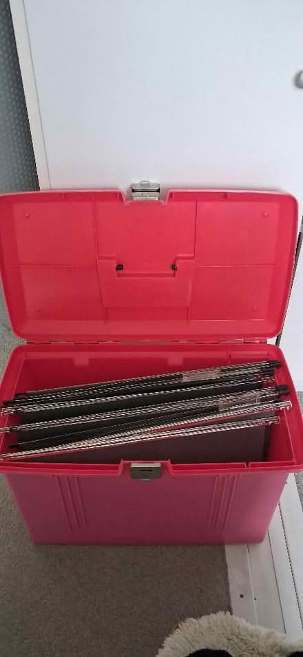 Photo of free Red A4 hanging file box (KGH area NN16) #2