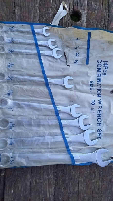 Photo of free 8 X Spanners in a roll (Bowers Gifford SS13) #1