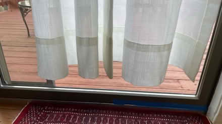 Photo of free 4 Sheer Curtain Panels 80”x58” (Reston, VA) #3