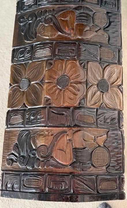 Photo of free Ornate wood chest (Wedgwood) #4