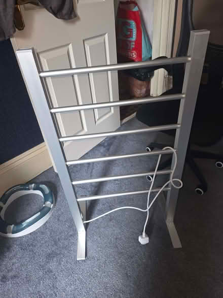 Photo of free Heated towel rail (Little Chester DE1) #1