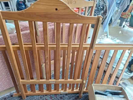 Photo of free Wooden frame for large cot/kids first bed (Belmont HA7) #2