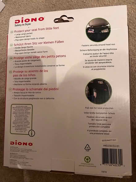 Photo of free Car Seat Back Protector x 2 (Hemel, HP3) #2