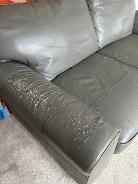 Photo of free Leather sofa bed with storage (LE67 coalville) #4