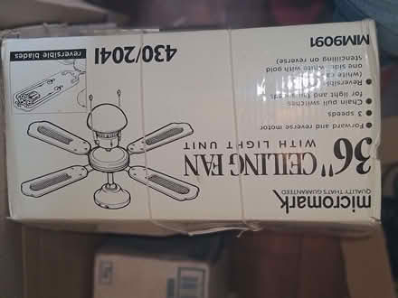 Photo of free 36" ceiling fan (Dalston E8) #1