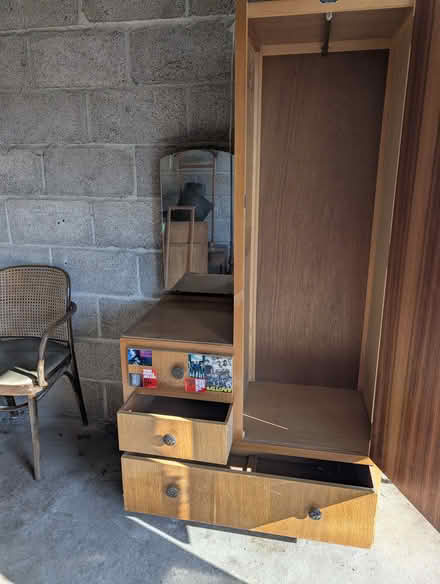 Photo of free Wooden wardrobe with mirror (Glastonbury BA6) #4
