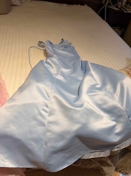 Photo of free Blue girl’s dress. Size 8 (Hwy 7 and 9th Line Markham) #1