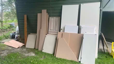 Photo of free MDF cupboard doors and various wood (Selmeston) #2