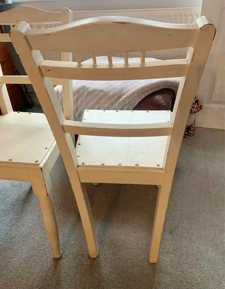 Photo of free 6 x painted wooden chairs (Christchurch) #2