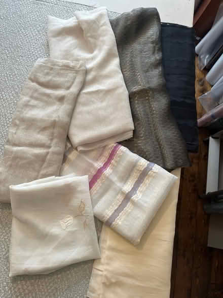 Photo of free 7+ pieces voile/muslin fabrics (St Leonards on sea TN38) #1