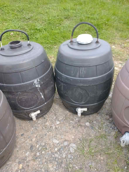 Photo of free 5 plastic barrels for garden use (Castlemorton Common WR13) #2
