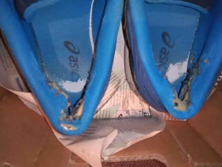 Photo of free 2 x ASICS Trainers (UK Size 12) (City centre S1) #2