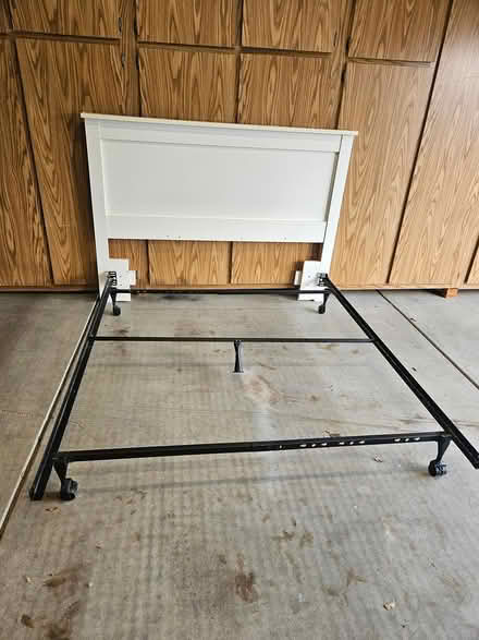Photo of free Queen bed frame (Lincoln Twelve Bridges) #1