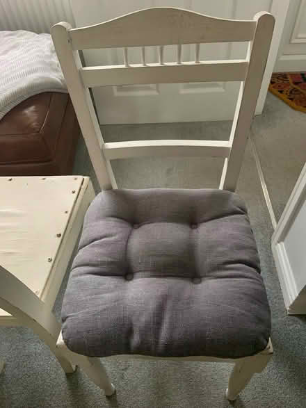 Photo of free 6 x painted wooden chairs (Christchurch) #3