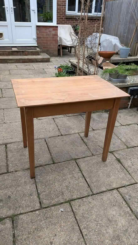 Photo of free Wooden table 61x91x77 (Castlepoint BH8) #1