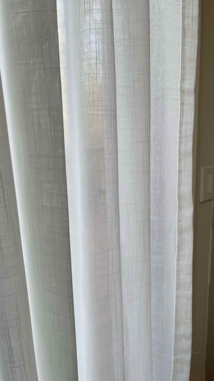 Photo of free 4 Sheer Curtain Panels 80”x58” (Reston, VA) #2