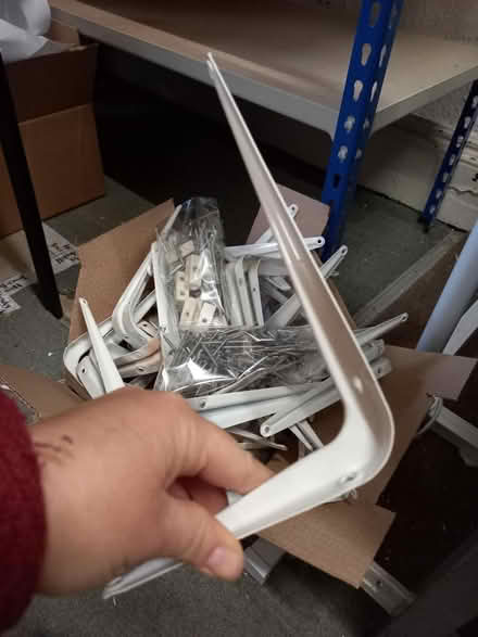 Photo of free White shelves and brackets (Chapel Allerton LS7) #3