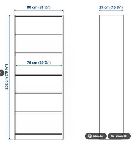 Photo of free Billy bookcase white (Clontarf) #2