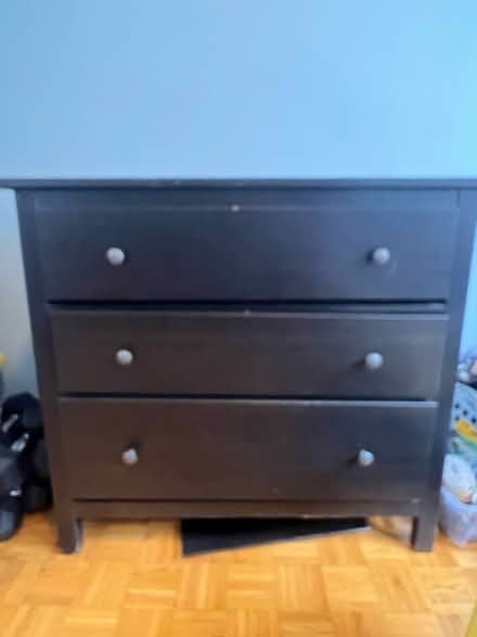Photo of free Dark brown dresser (Etobicoke) #2