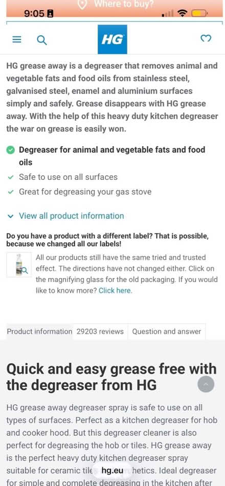 Photo of free Grease away - for kitchen surfaces (Peasedown St John) #2