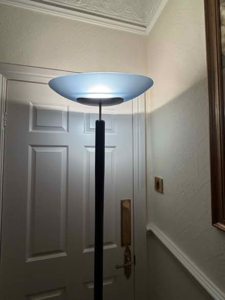 Photo of free Blue & black uplighter (Salford M30) #2