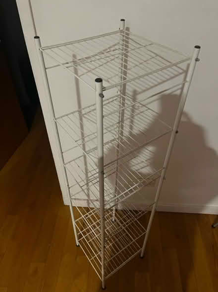 Photo of free White Wire Shelving Unit (Morningside Heights) #2