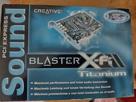 Photo of free Creative sound blaster card (warrington Wa5) #1