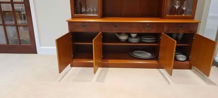 Photo of free Two-piece display & drinks cabinet (Maulden MK45) #2