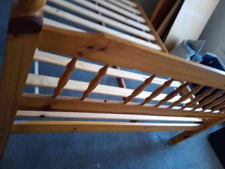 Photo of free Pine double bed frame Armley LS12 (Armley LS12) #2