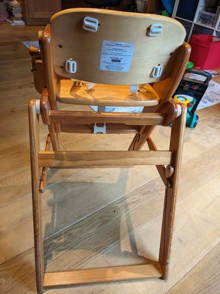 Photo of free Wooden High Chair (Appleby-in-Westmorland CA16) #2