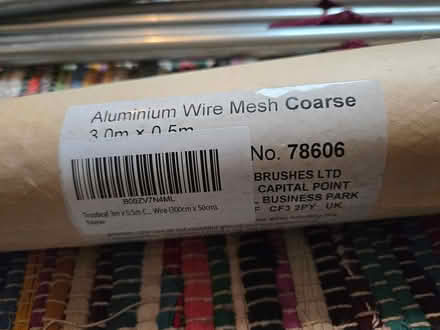 Photo of free UNUSED wire mesh (crafting) (BS5) #1