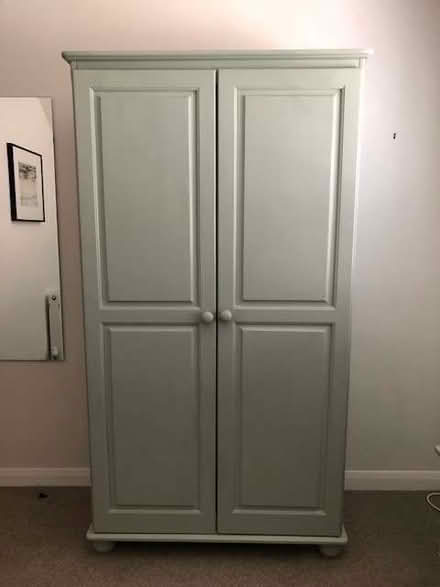 Photo of free Solid pine painted wardrobe (Glastonbury BA6) #1