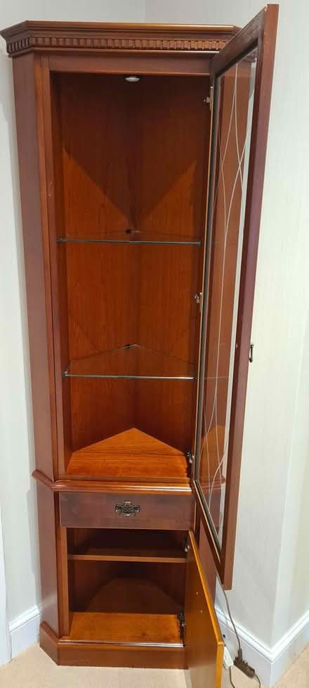 Photo of free Tall corner display cabinet (Maulden MK45) #2