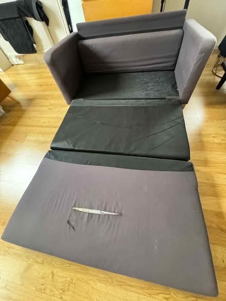 Photo of free Ikea loveseat sofa bed collect from N16 (Shacklewell N16) #3
