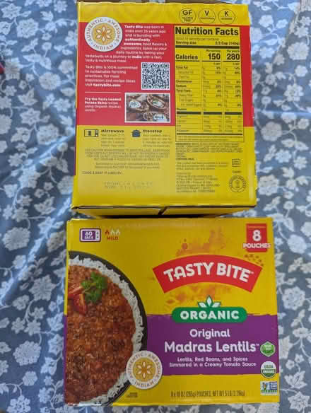 Photo of free Tasty Bite Madras Lentils (Los Altos) #1