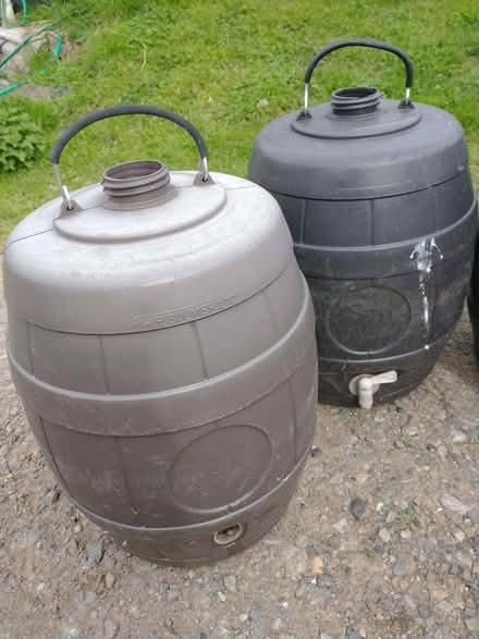 Photo of free 5 plastic barrels for garden use (Castlemorton Common WR13) #4
