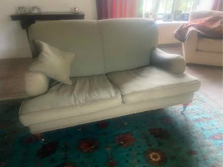Photo of free Two Green Sofas (Purbeck District BH19) #1