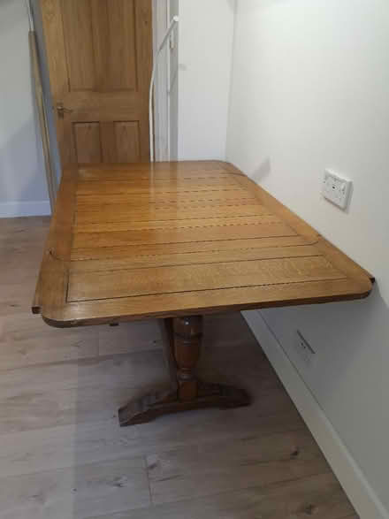 Photo of free Solid oak extendable table (Stroud central) #2