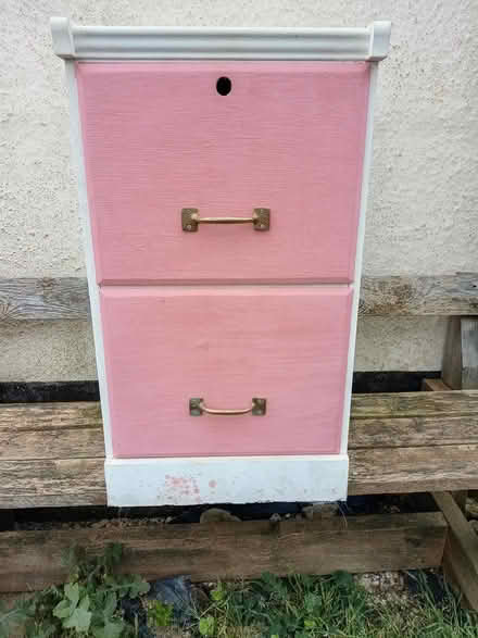 Photo of free wooden filling cabinet (Southmead) #1
