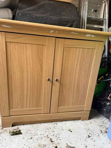 Photo of free Small side board light oak effect (Aldrington BN3) #2