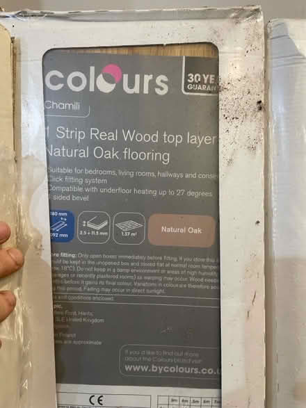 Photo of free Real wood top layer oak laminate (Dursley GL11) #2
