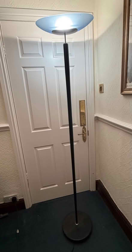 Photo of free Blue & black uplighter (Salford M30) #1