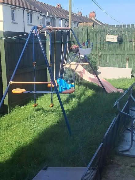 Photo of free Swing set and trampoline base (Fleetwood FY7) #1