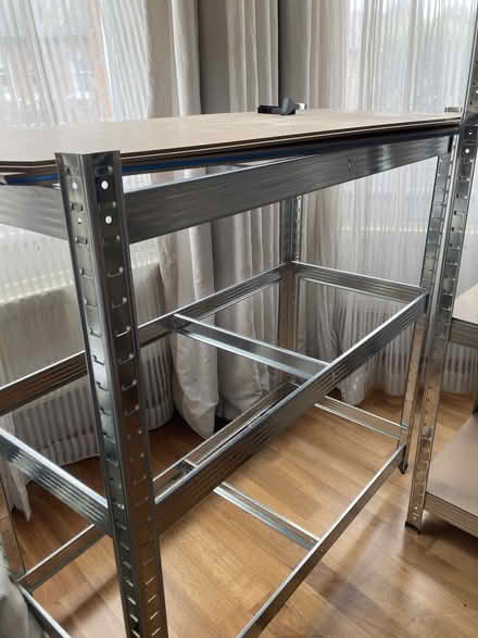 Photo of free steel + mdf shelf units (Cricklewood, NW2) #2